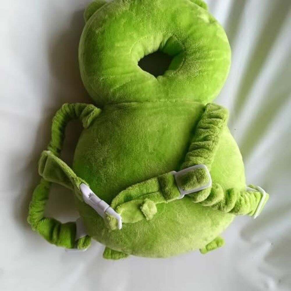 Baby Anti-Fall Head Protection Safety Cushion Backpack - Frog Design